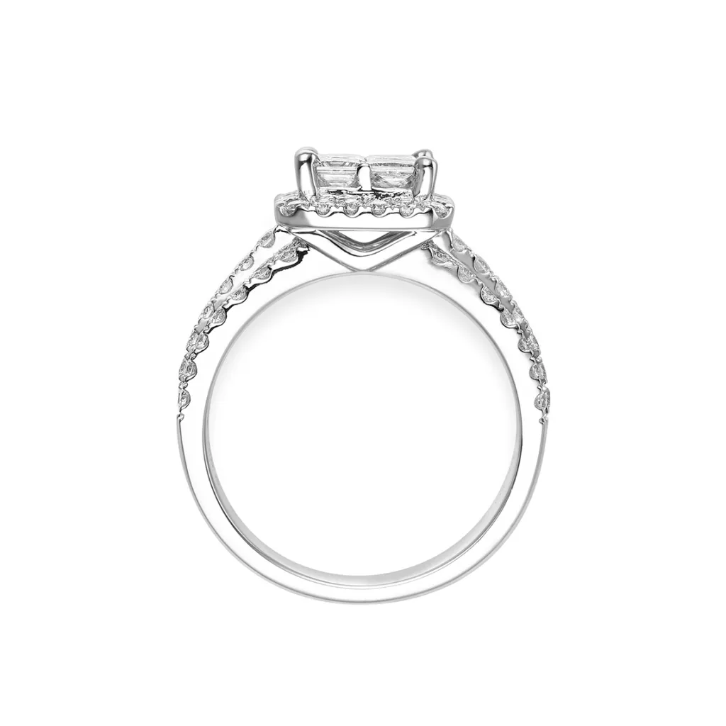 New Diamantring hvitt gull 1,40 ct W/SI Ringer