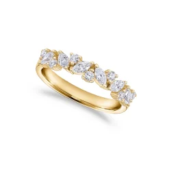 Online Diamantring i gult gull 0,67 ct Ringer