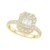 New Diamantring i gult gull 1,00 ct Ringer