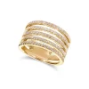 New Diamantring i gult gull 0,75 ct Ringer