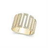 Sale Diamantring i gult gull 0,75 ct Ringer