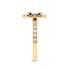 New Diamantring i gult gull 1,00 ct Ringer