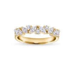 Online Diamantring i gult gull 0,67 ct Ringer