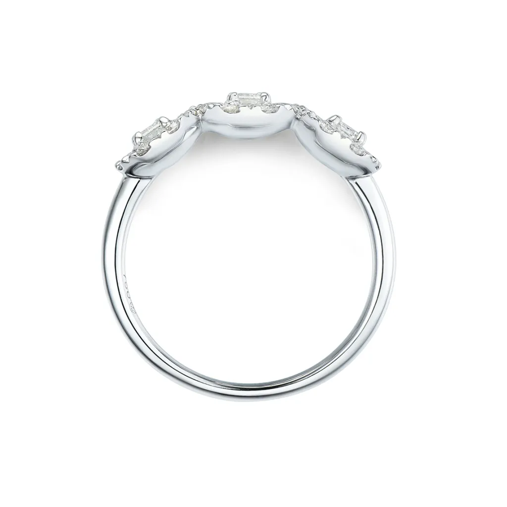 Clearance Diamantring i hvitt gull 0,96 ct Ringer