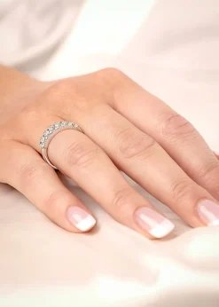Online Diamantring i hvitt gull oval cut 1,06 carat Ringer
