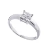 Online Diamantring princess cut 0,40 ct Ringer