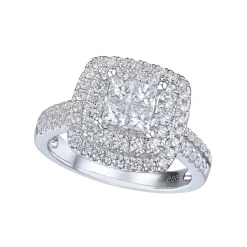 Best Diamantring Princess cut 1,10 carat Ringer