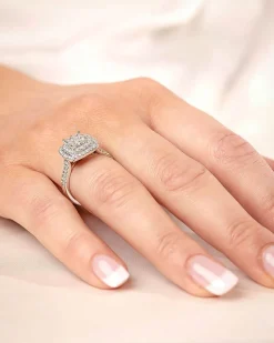 Best Diamantring Princess cut 1,10 carat Ringer