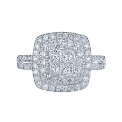 Best Diamantring Princess cut 1,10 carat Ringer