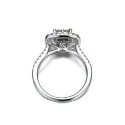 Best Diamantring Princess cut 1,10 carat Ringer