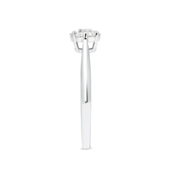 New Diamantring rosett i hvitt gull 0,15 ct Ringer