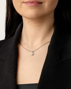 Clearance Diamantsmykke rosett 0,51ct Halssmykker