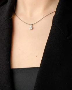 Clearance Diamantsmykke rosett 0,51ct Halssmykker
