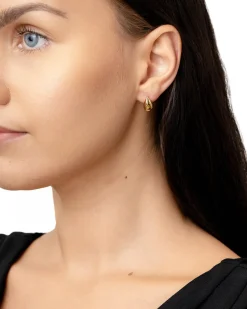 Fashion Dråpeformet ørepynt i forgylt sølv Ørepynt