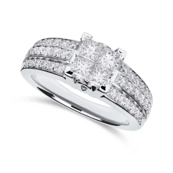 Clearance Eksklusiv diamantring 1,00 ct Ringer