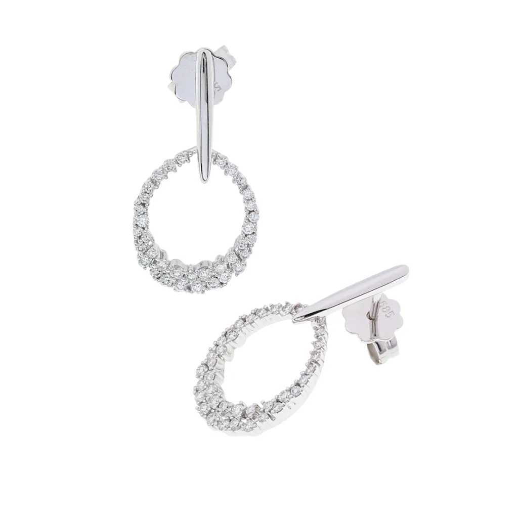 Fashion Eksklusive diamantørepynt 0,46 ct Ørepynt