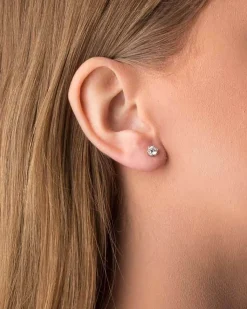 Best Elegance diamantørepynt 0,70 ct gult gull Ørepynt