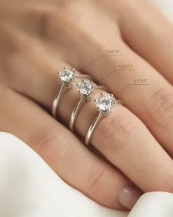 Discount Elegance diamantring 0,75 ct Ringer