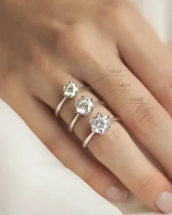 Online Elegance diamantring 1,01 ct Ringer