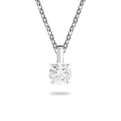 New Elegance Forever diamantanheng 0,25 ct hvitt gull Halssmykker