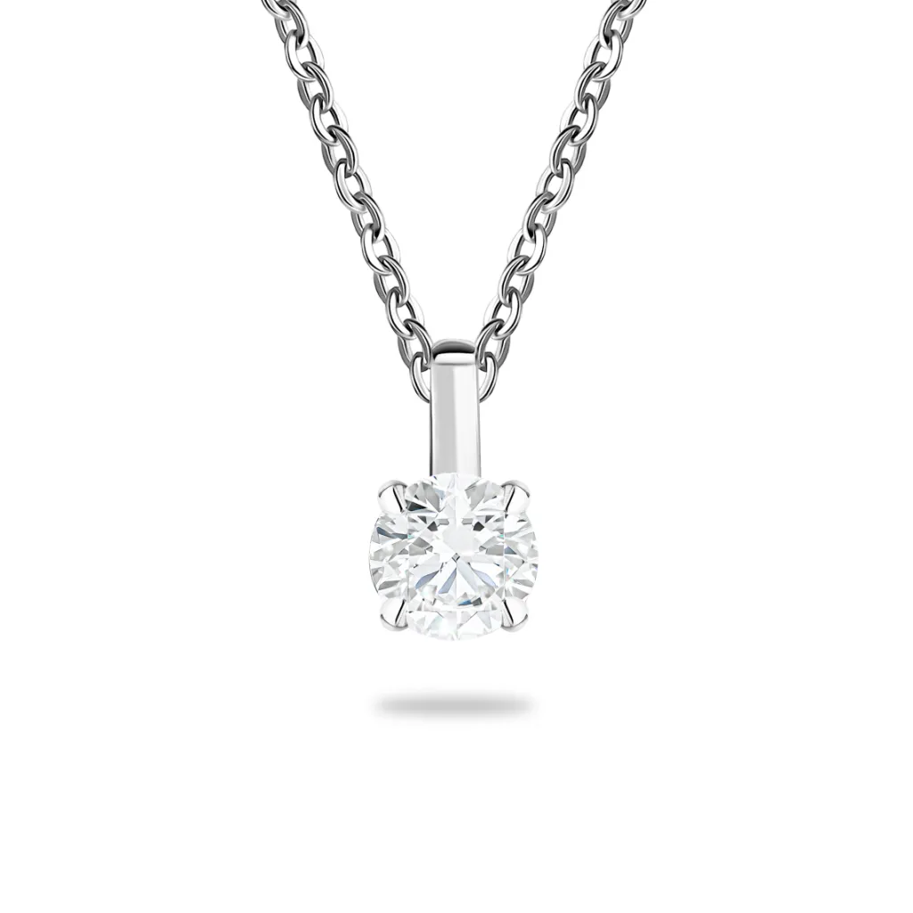 New Elegance Forever diamantanheng 0,25 ct hvitt gull Halssmykker