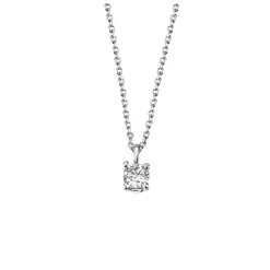 New Enstens diamantanheng i hvitt gull 0,07 ct Halssmykker