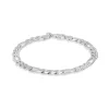 New Figaro armbånd i rhodinert sølv 21 cm Til Menn | Armbånd