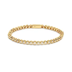 Fashion Forgylt sølvarmbånd cubic zirkonia Armbånd