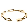Best Forgylt sølvarmbånd med hengelås Armbånd