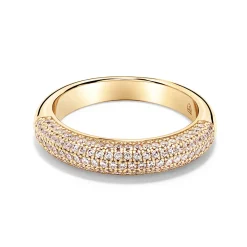 Sale Forgylt sølvring med cubic zirkonia Ringer
