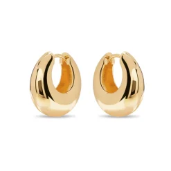 Fashion Forgylte sølvcreoler 20 mm Ørepynt