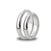 Outlet Giftering hvitt gull 3,5 mm komfort/buet fasong Ringer