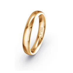 Online Giftering Promise 4 mm gult gull oval Ringer