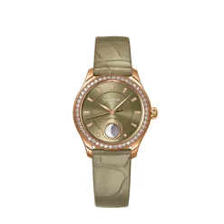 Clearance Glashütte Original Serenade Luna 32,50 mm rødt gull Klokker Med Diamanter | Til Henne