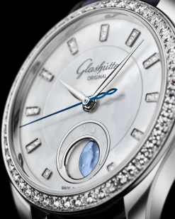 Discount Glashütte Original Serenade Luna 32,50mm Klokker Med Diamanter | Til Henne