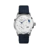 Discount Glashütte PanoMaticLunar 40 mm blå rem Til Han