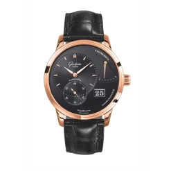 Outlet Glashütte PanoReserve sort 40 mm Til Han