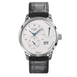 Sale Glashütte PanoReverse sølv 40 mm Dressklokker | Til Han