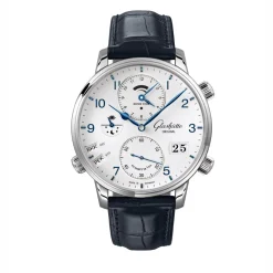 New Glashütte Senator Cosmopolite hvit 44 mm Til Han