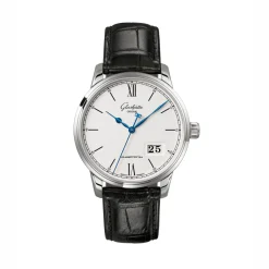 New Glashütte Senator Excellence Panorama Date sølvfarget 40 mm Dressklokker | Til Han