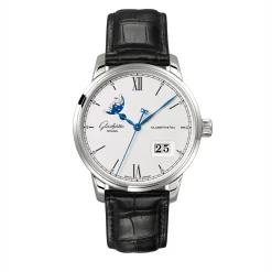 Outlet Glashütte Senator Excellence Panorama Date Moonphase stål 40 mm Til Han