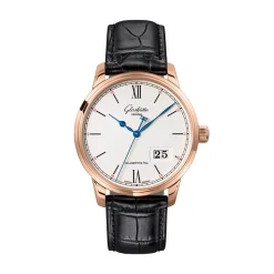Fashion Glashütte Senator Excellence sølv 40 mm rosé Til Han