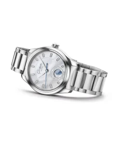 Fashion Glashütte Serenade Luna med perlemor og stållenke 32,5 mm Klokker Med Diamanter | Til Henne