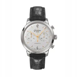 Fashion Glashütte Sixties Chronograph sølvfarget 42 mm Dressklokker | Til Han