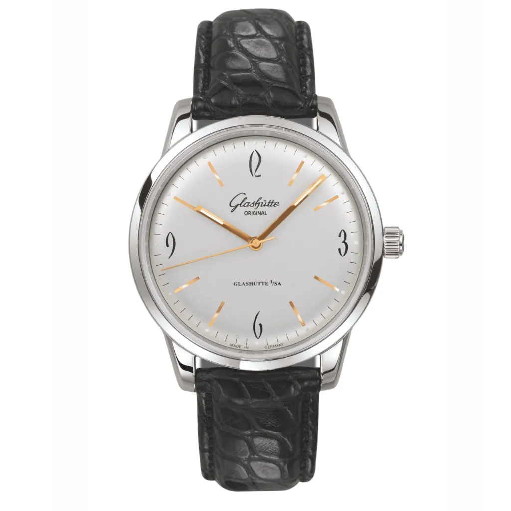 New Glashütte Sixties sølv 39 mm Til Han
