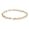Discount Gullarmbånd 19 cm leddet Armbånd