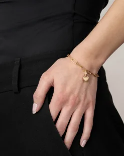 Fashion Gullarmbånd massivt 18,5 cm Armbånd