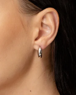 Sale Gulløreringer hvitt gull 6,5 mm Ørepynt