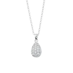 Discount Halskjede i sølv med cubic zirkonia Halssmykker