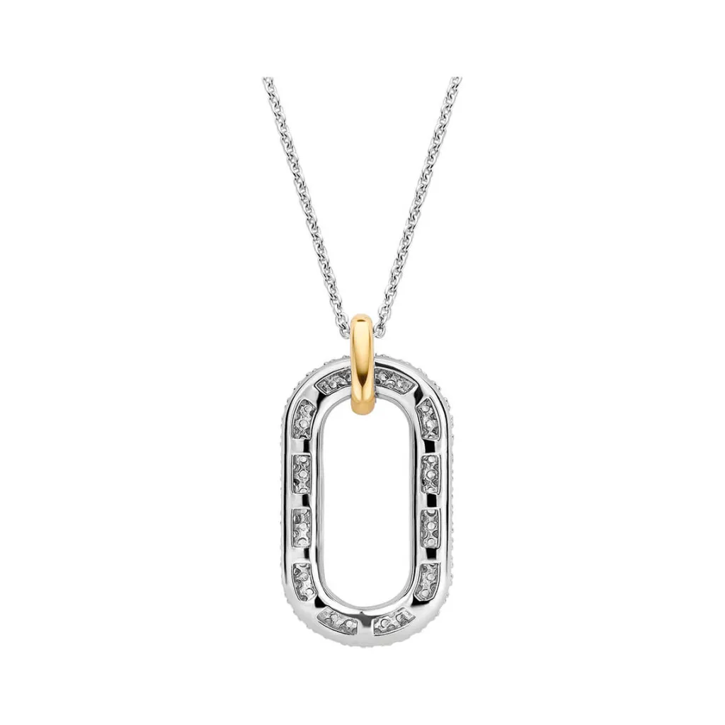 Discount Halskjede i sølv med cubic zirkonia Halssmykker